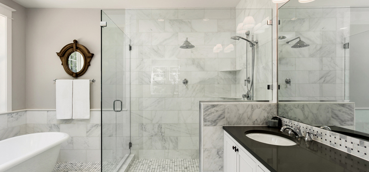 bathroom shower door installation in Los Osos