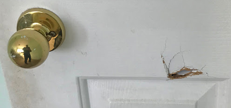 interior door hole repair Los Osos